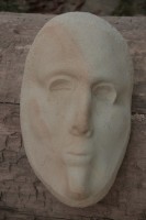 Originálna kamenná socha,Maska - kamenná socha